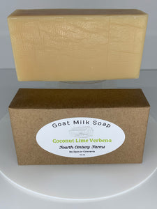 Coconut Lime Verbena Bath Bar